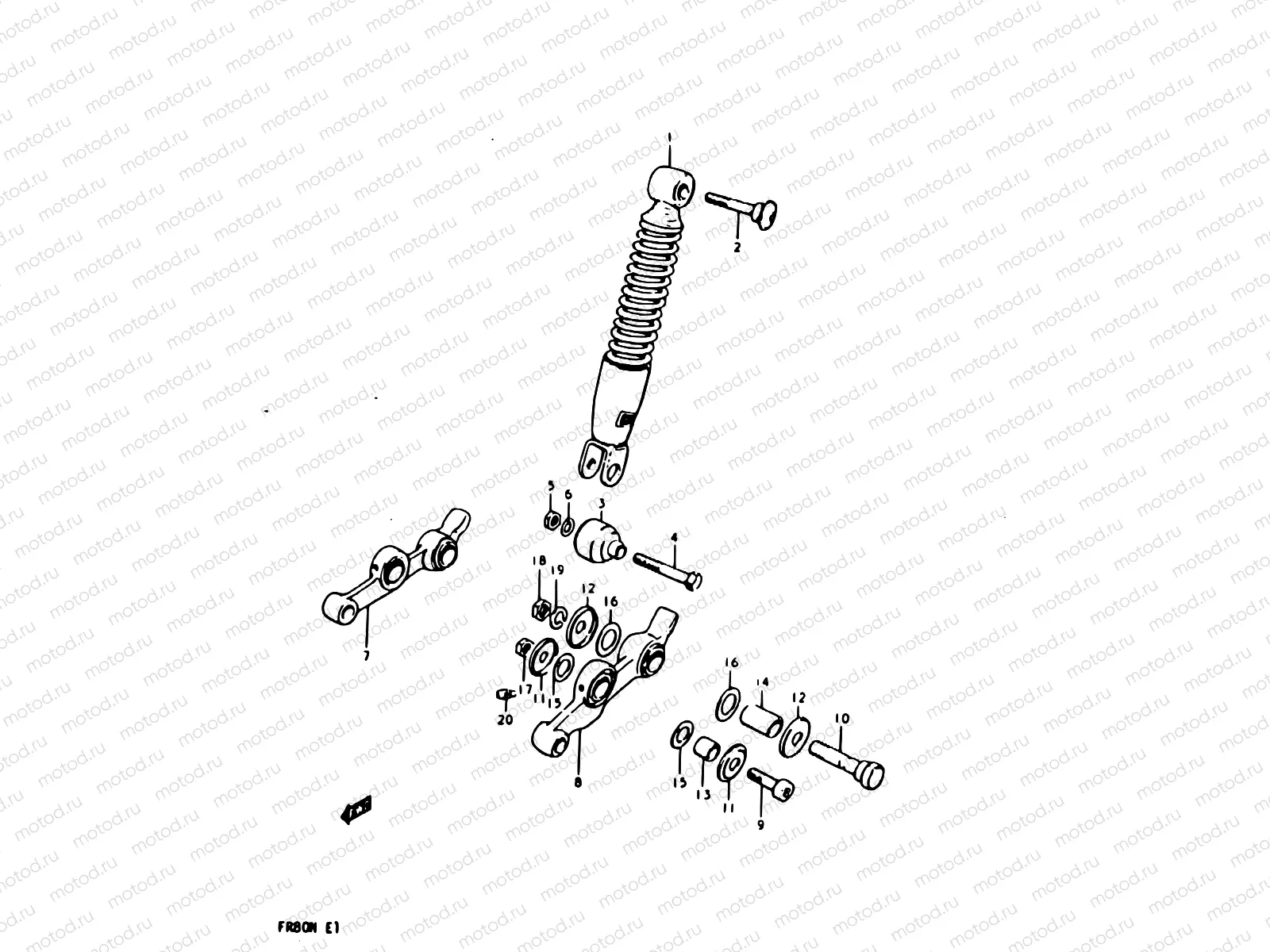 41 - FRONT SHOCK ABSORBER