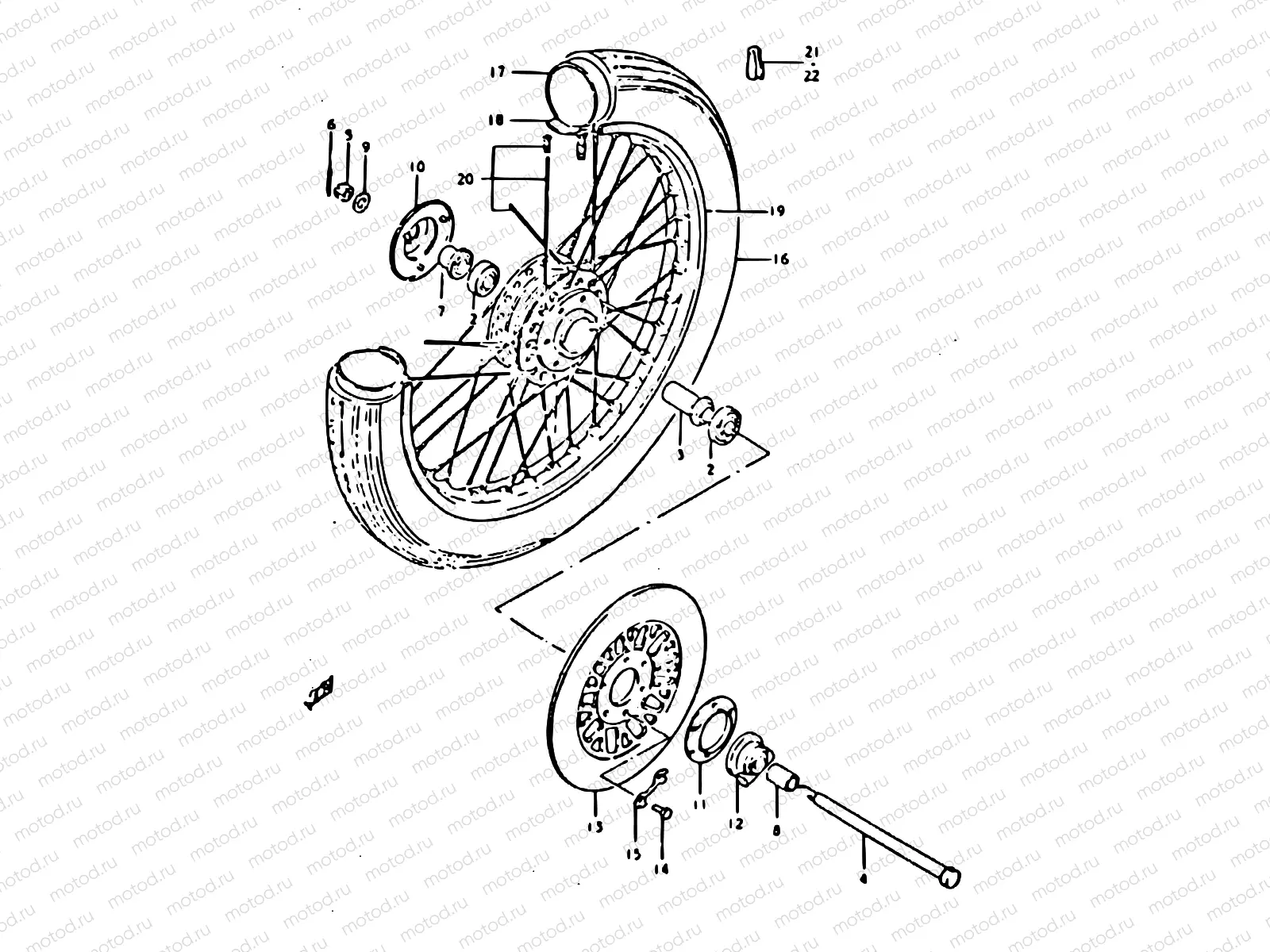 41 - FRONT WHEEL