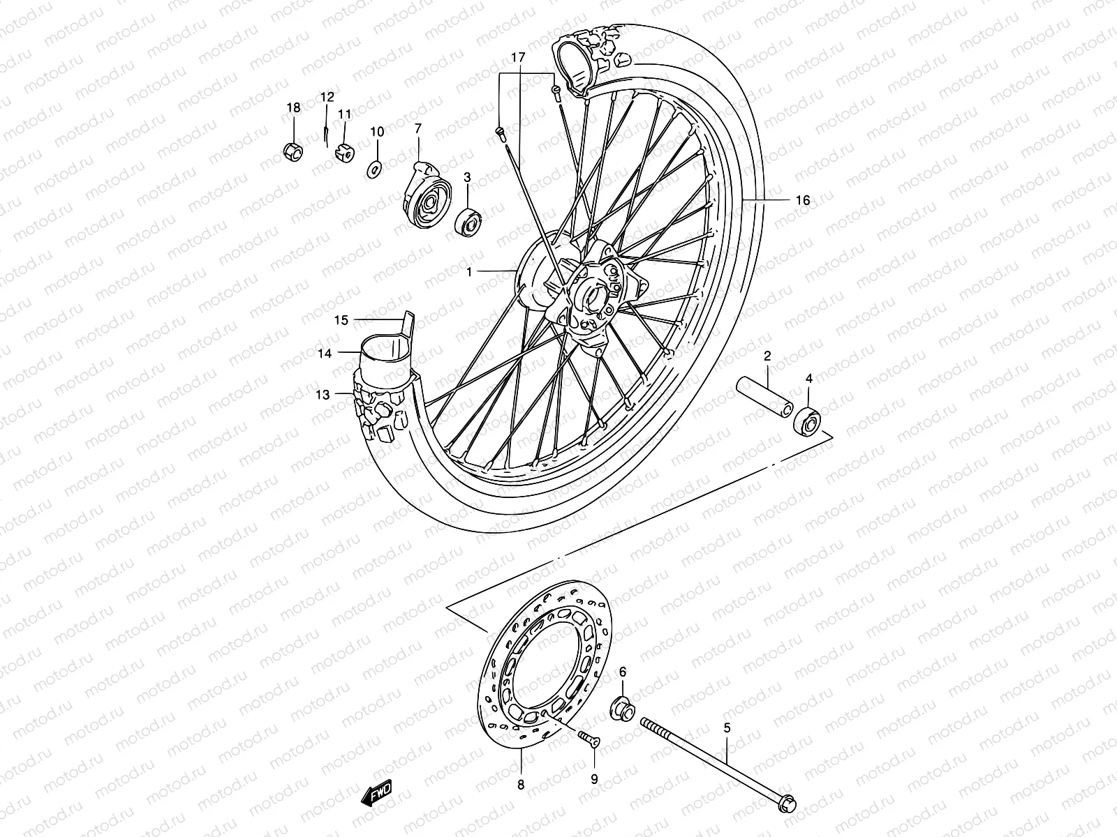 41 - FRONT WHEEL