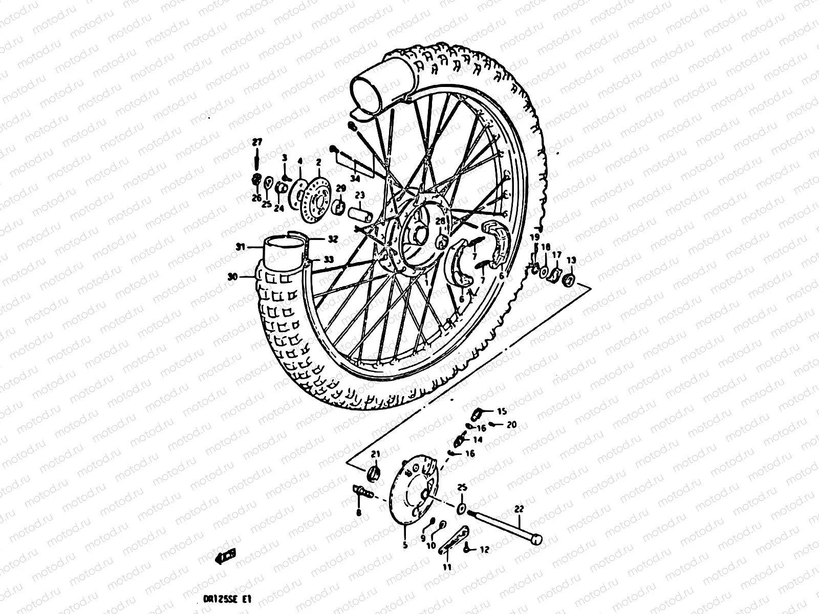 41 - FRONT WHEEL