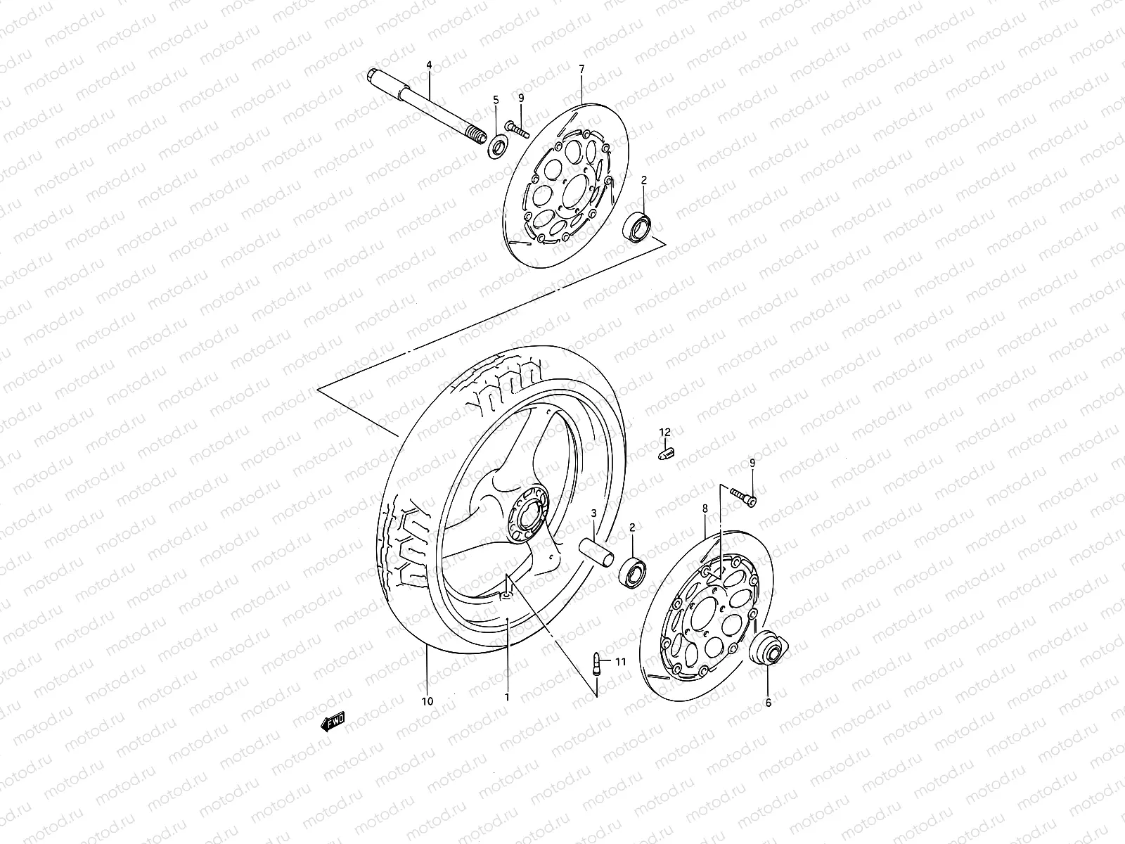 41 - FRONT WHEEL