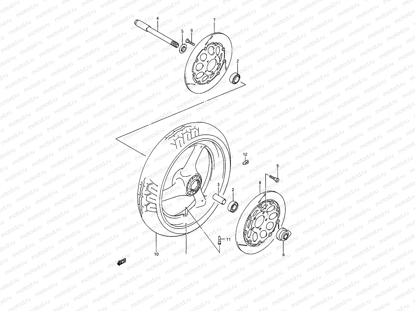 41 - FRONT WHEEL