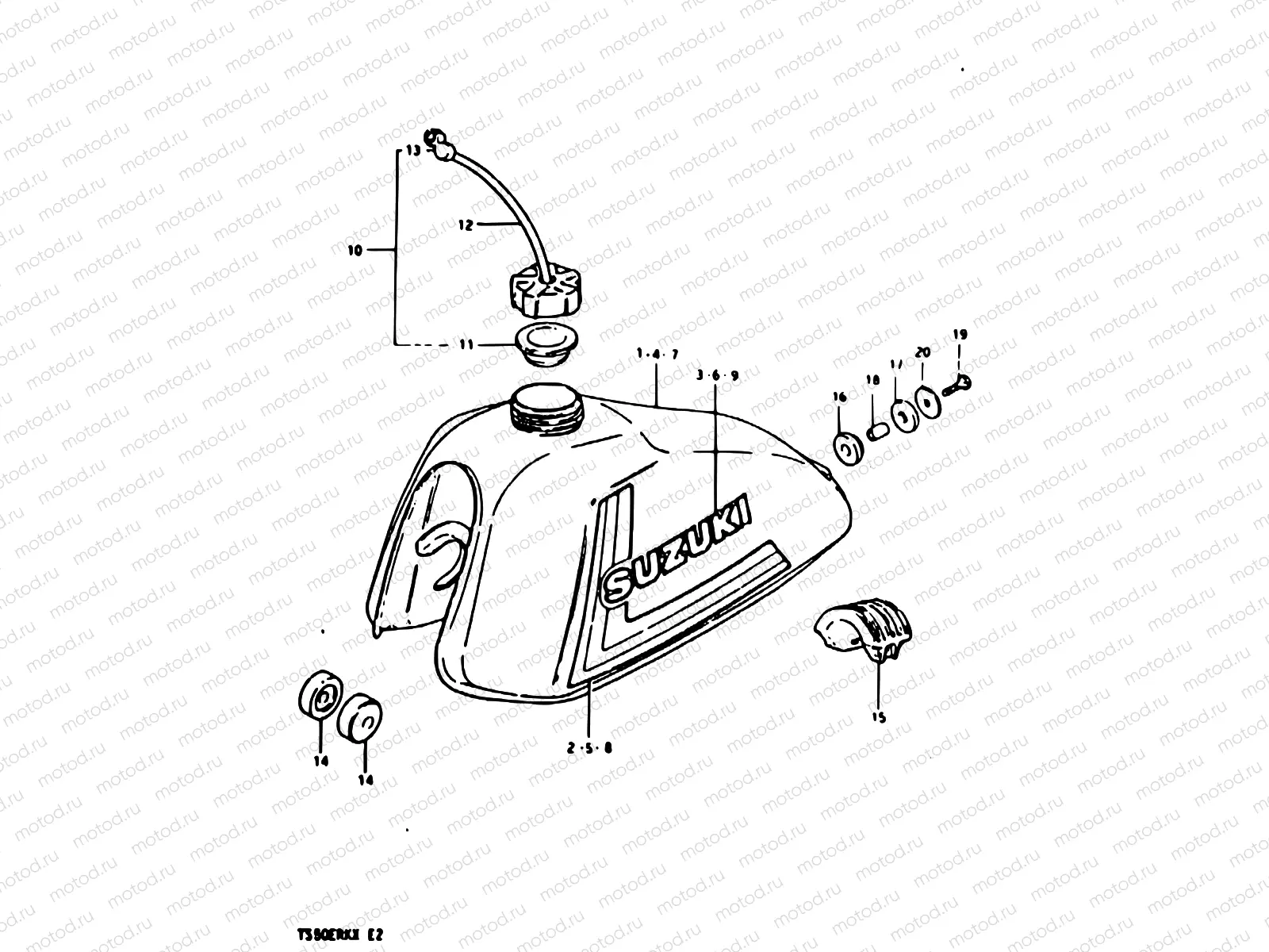 41 - FUEL TANK (TS50ERKT)