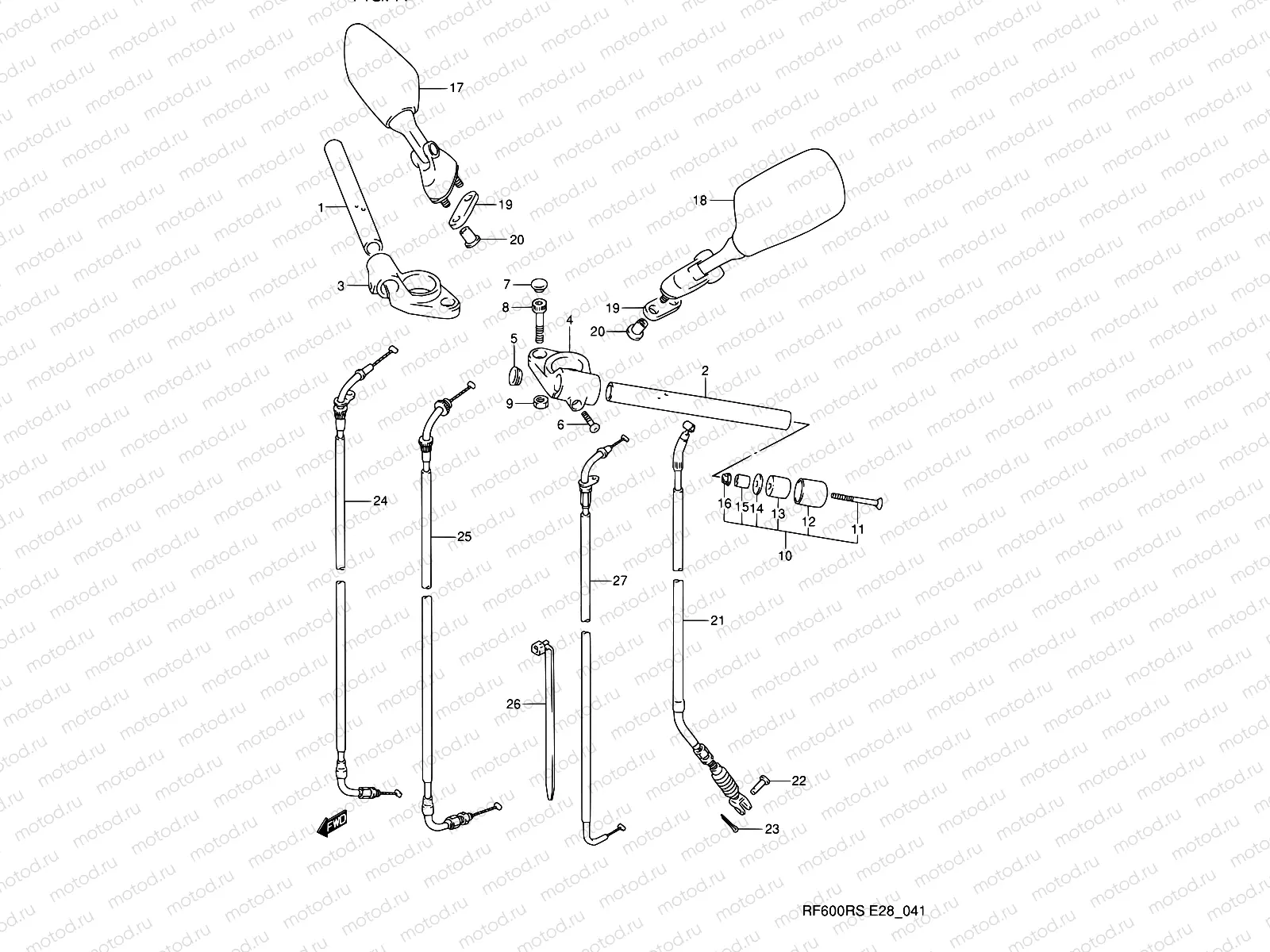 41 - HANDLE BAR (MODEL P)