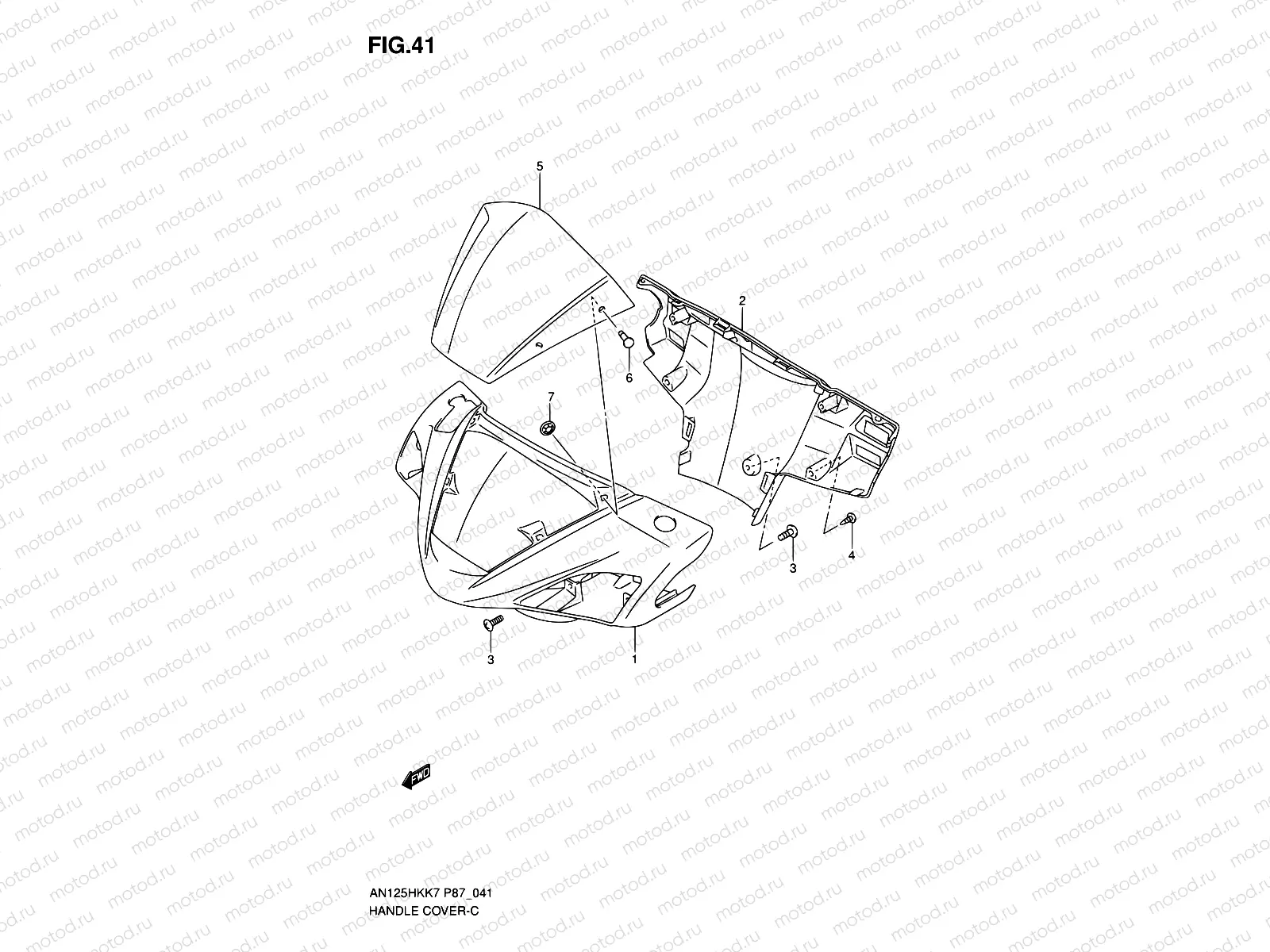 41 - HANDLE COVER