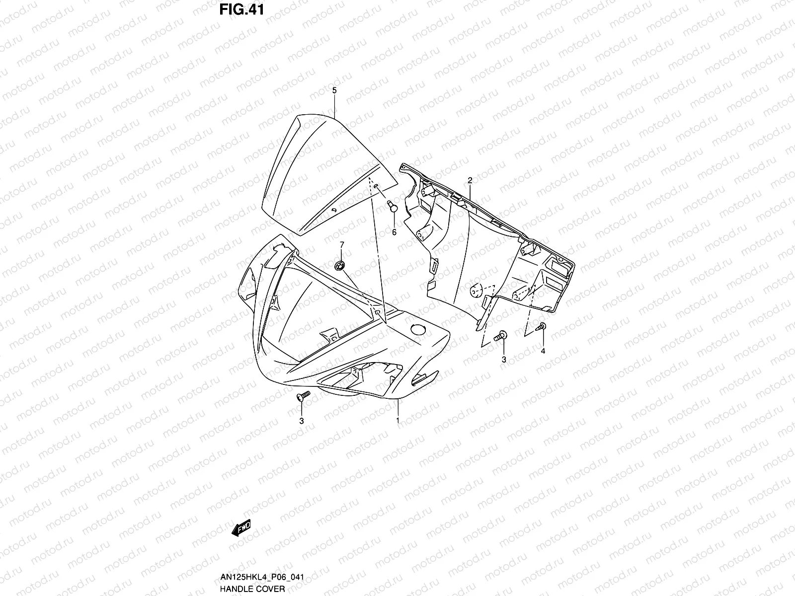 41 - HANDLE COVER