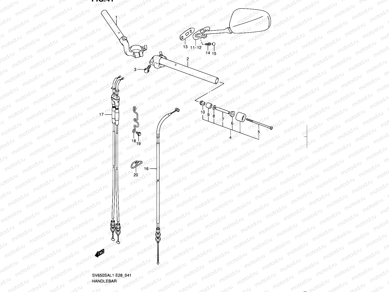 41 - HANDLEBAR