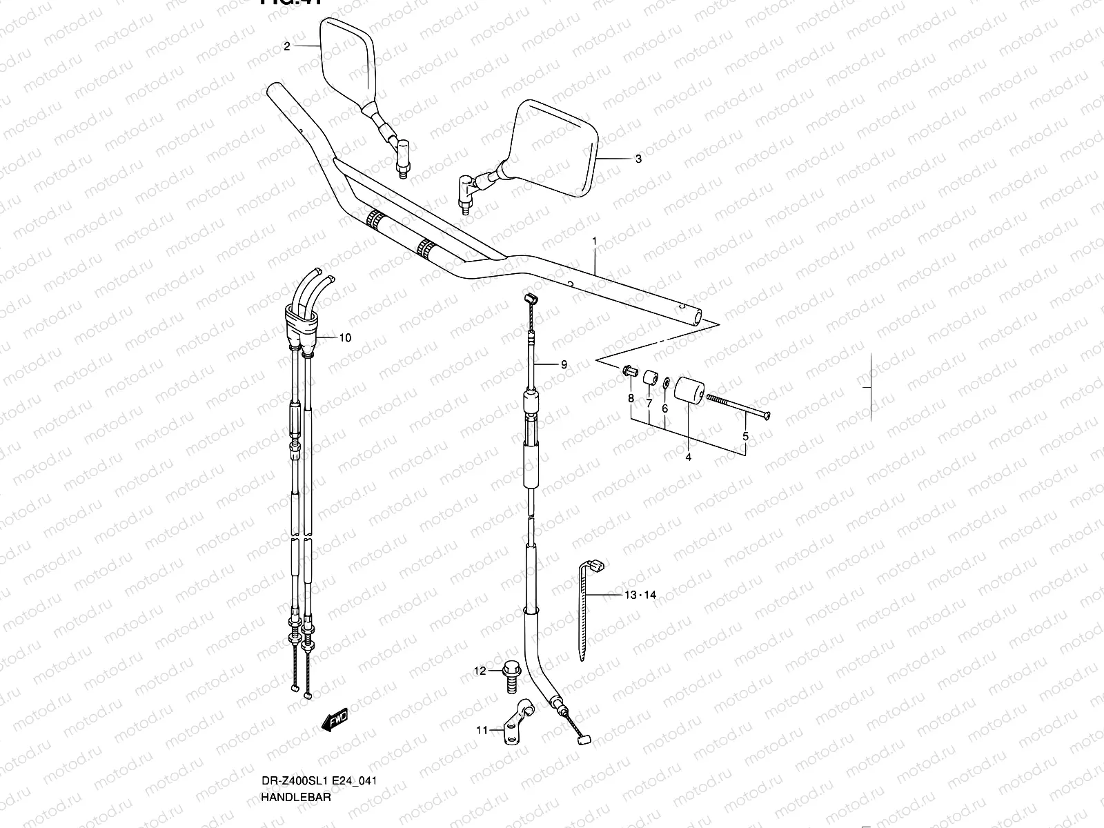 41 - HANDLEBAR