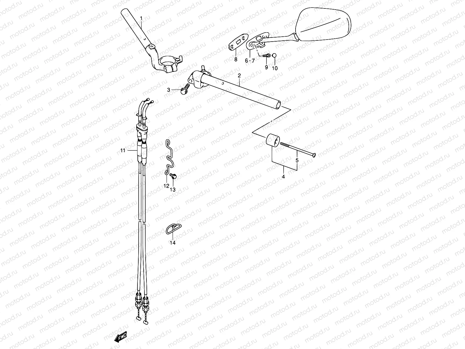 41 - HANDLEBAR (SV1000S/S1/S2)