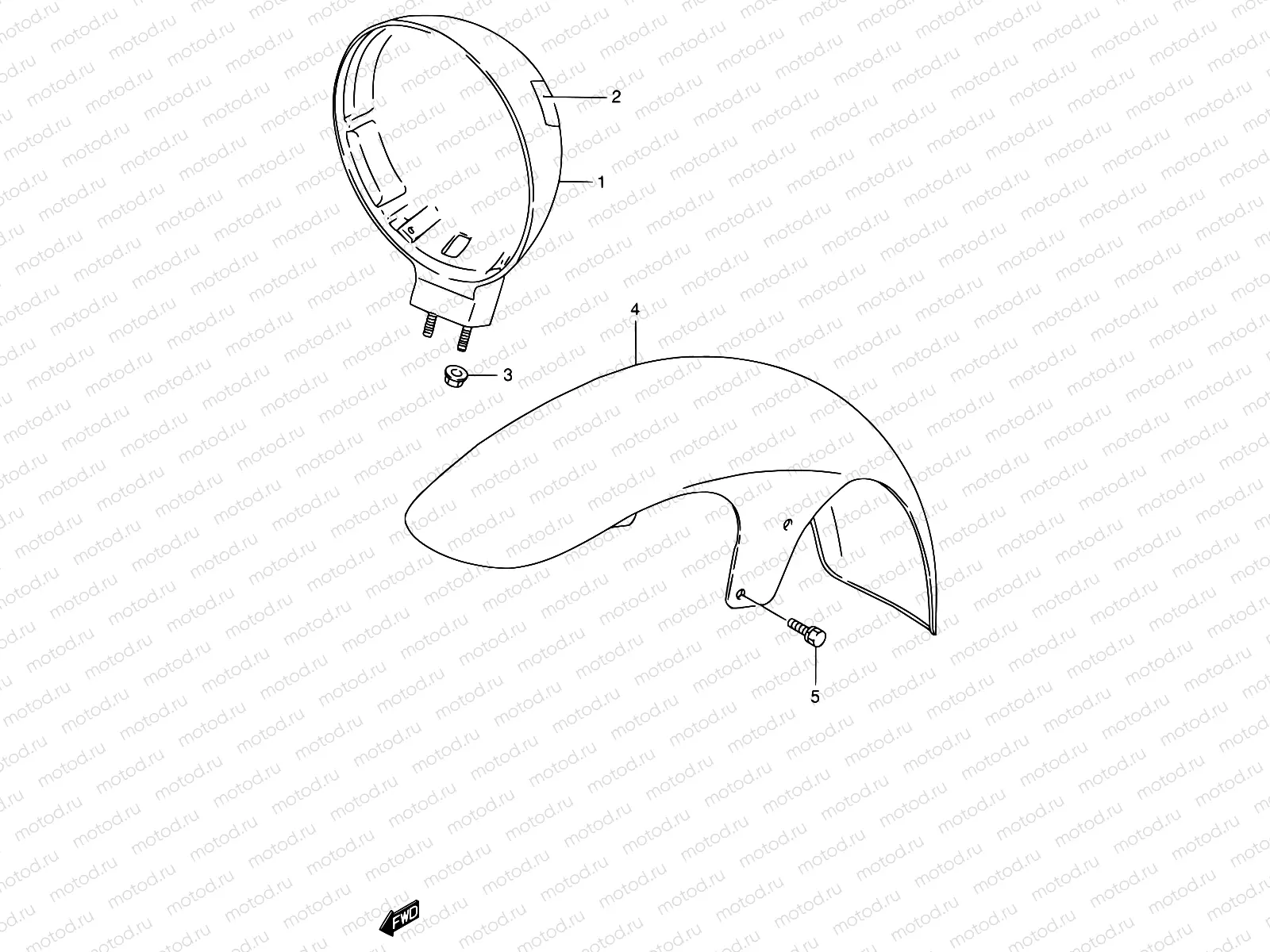 41 - HEADLAMP HOUSING