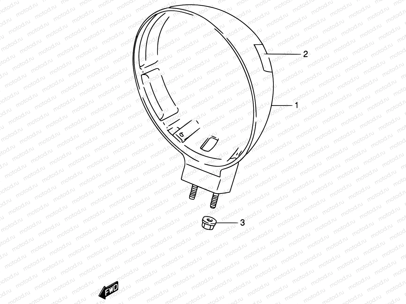 41 - HEADLAMP HOUSING