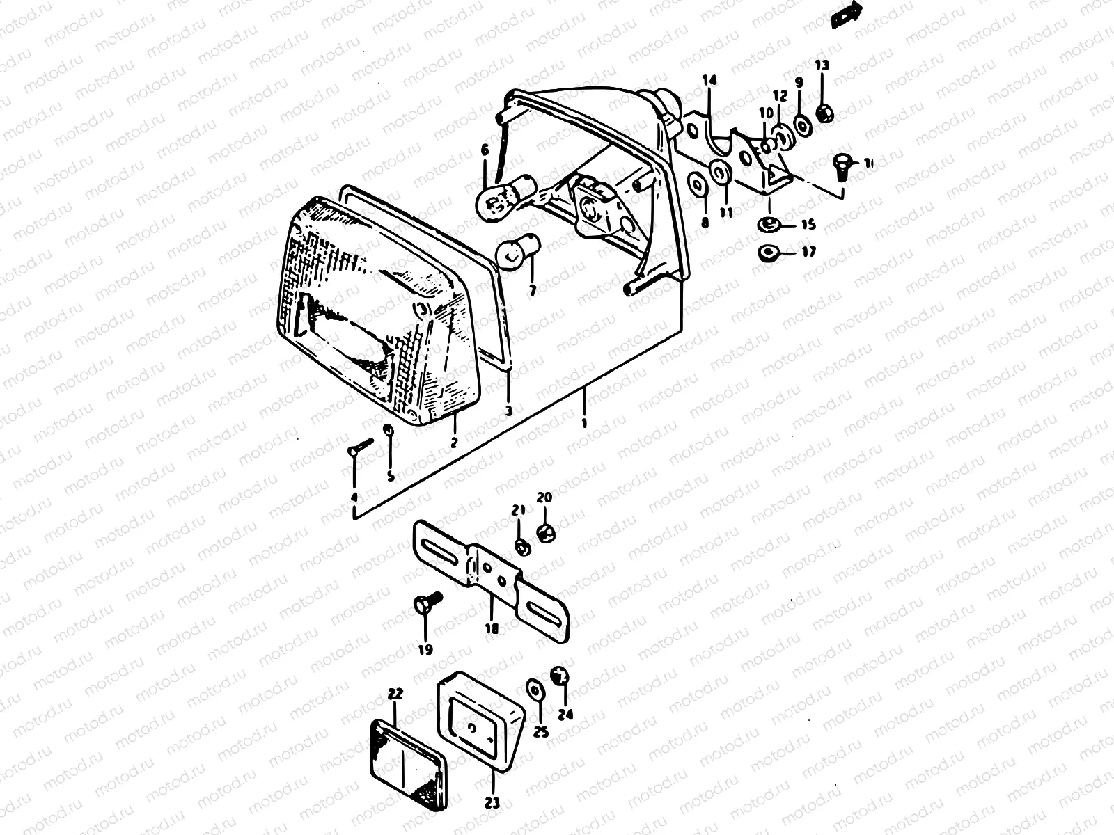 41 - REAR COMBINATION LAMP (E17)