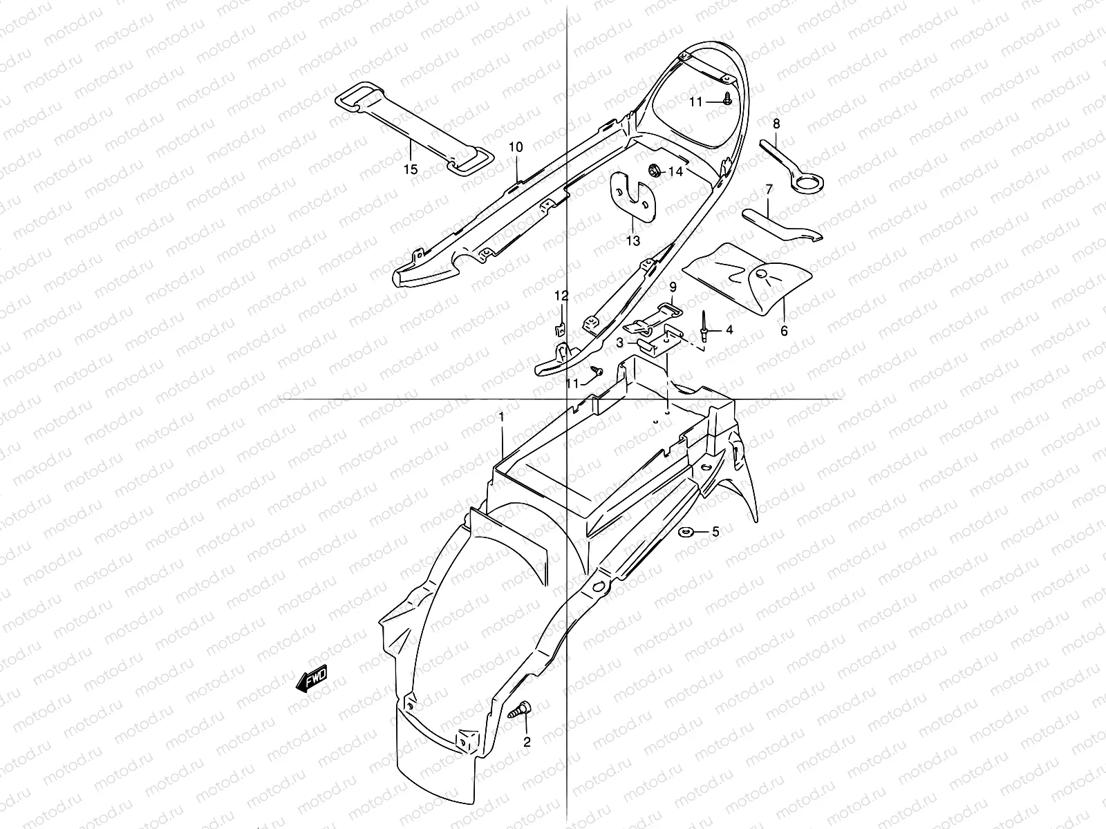 41 - REAR FENDER