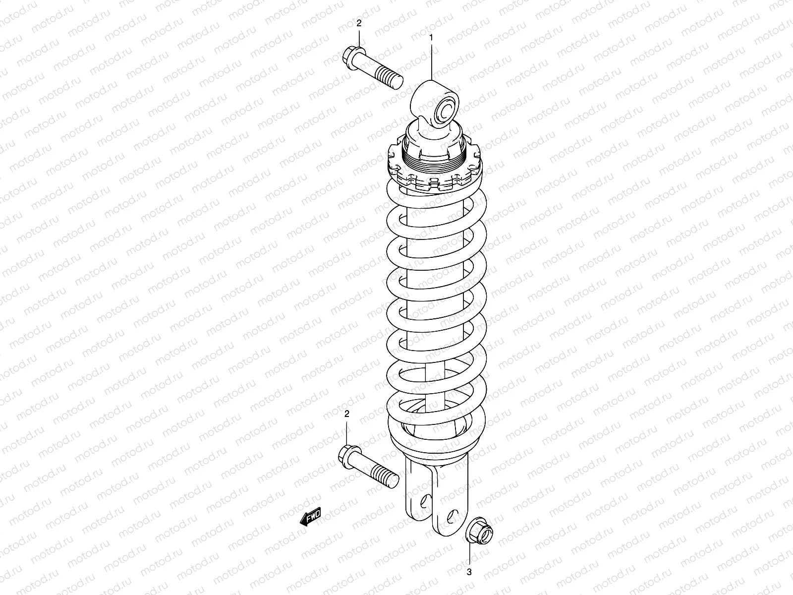 41 - REAR SHOCK ABSORBER