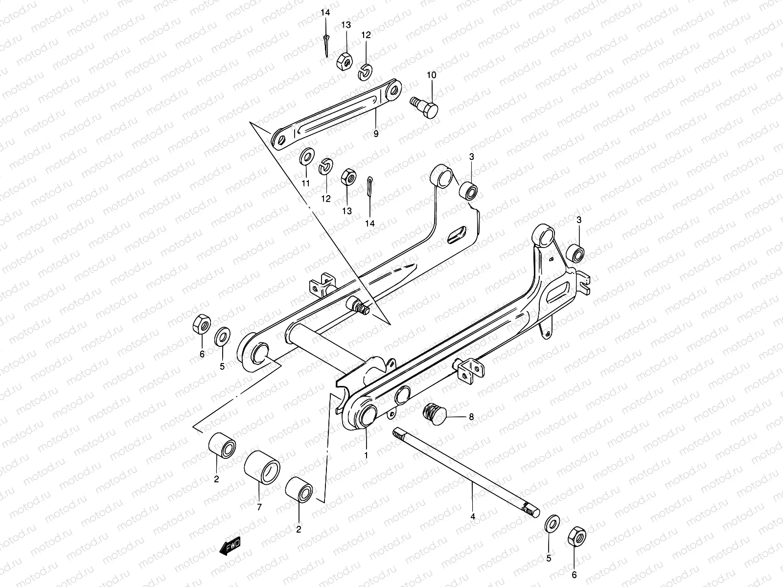 41 - REAR SWINGING ARM