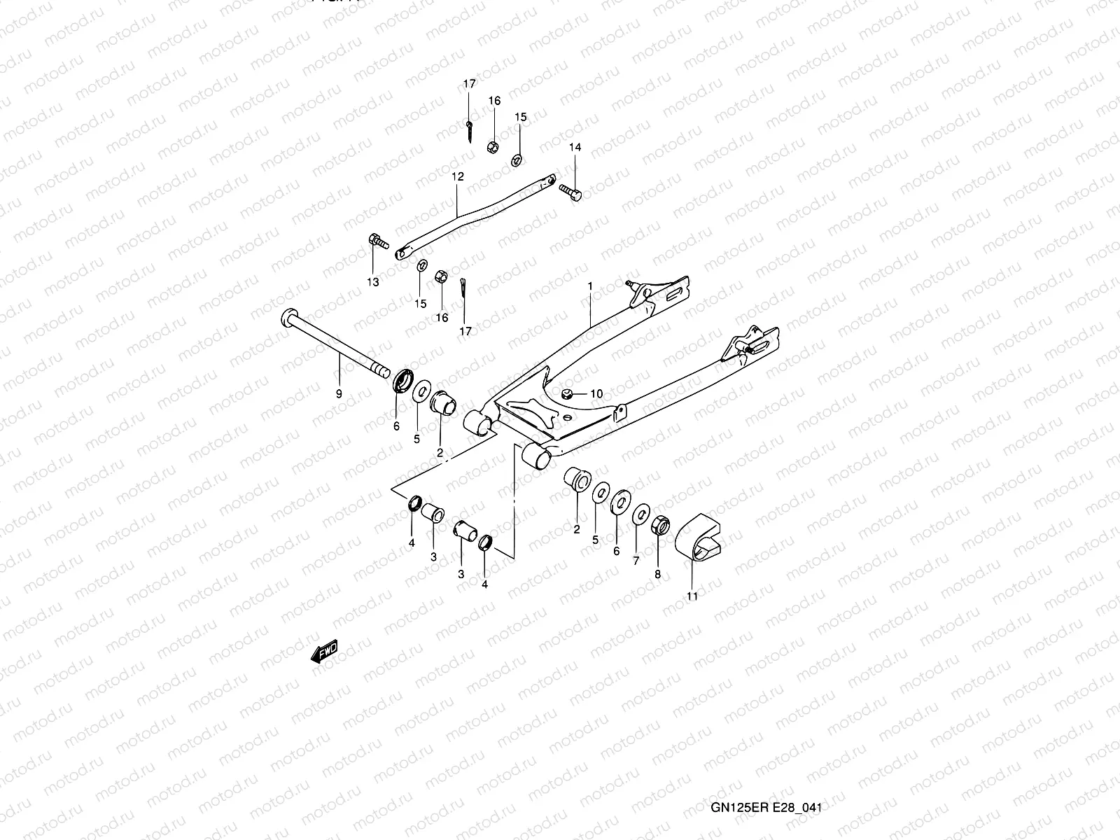 41 - REAR SWINGING ARM