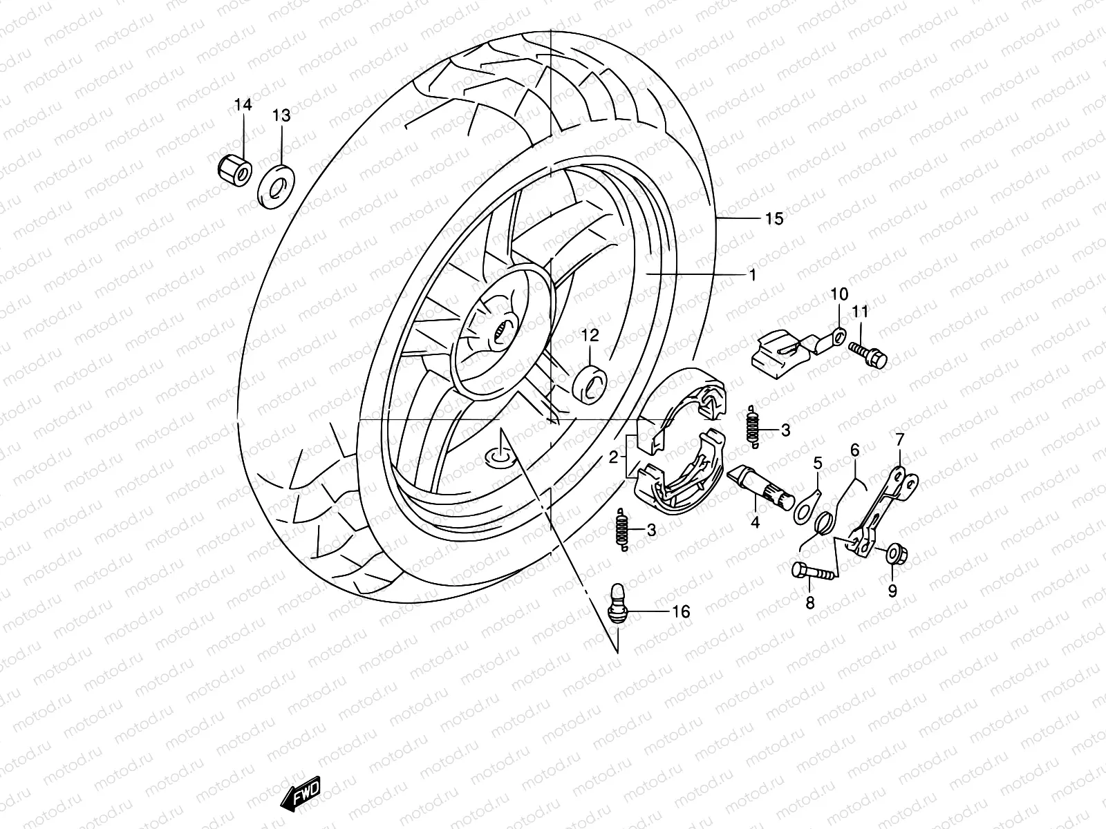 41 - REAR WHEEL