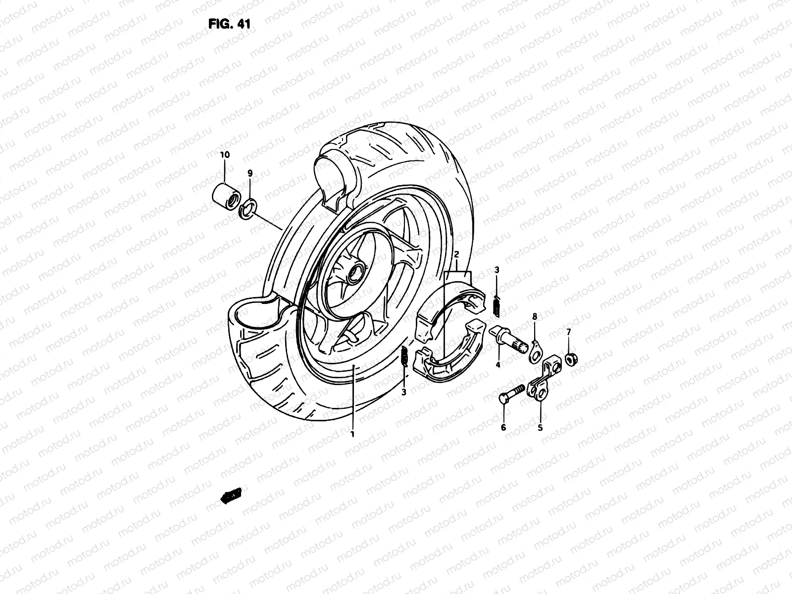 41 - REAR WHEEL