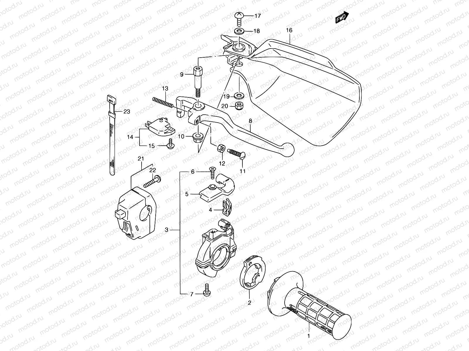 41 - RIGHT HANDLE SWITCH
