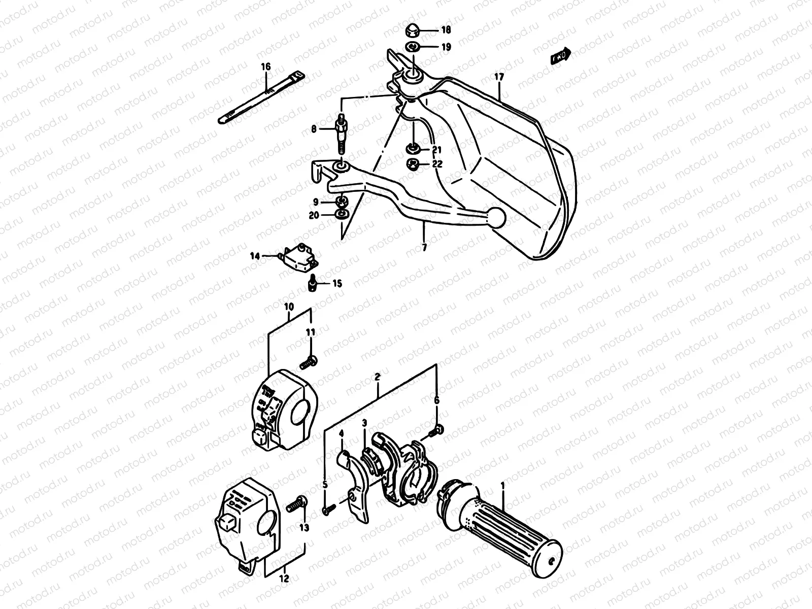 41 - RIGHT HANDLE SWITCH