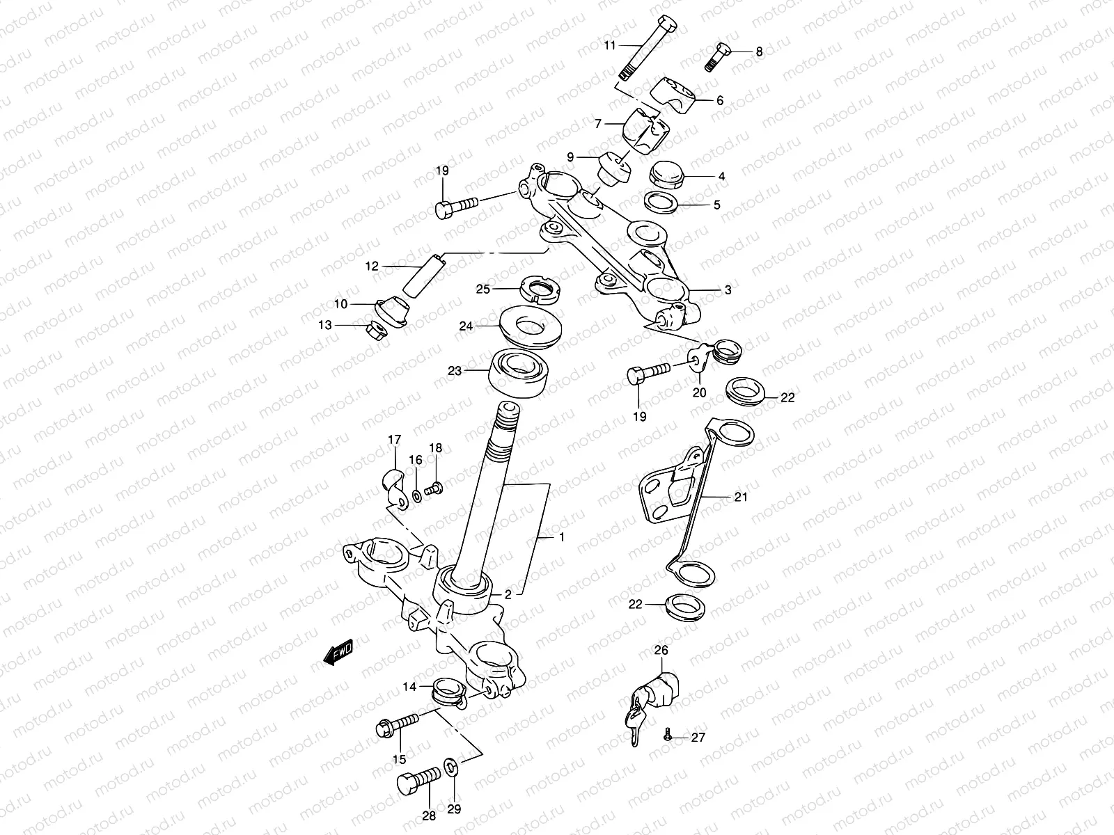 41 - STEERING STEM