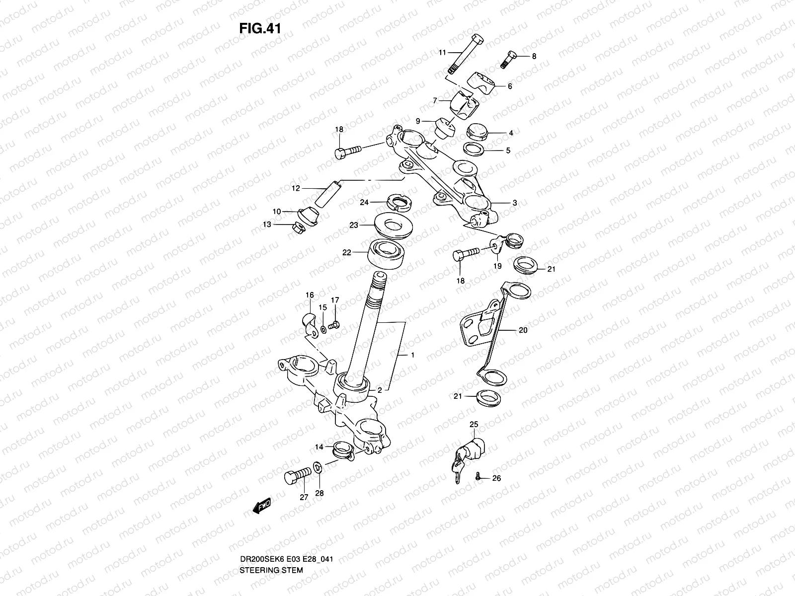 41 - STEERING STEM