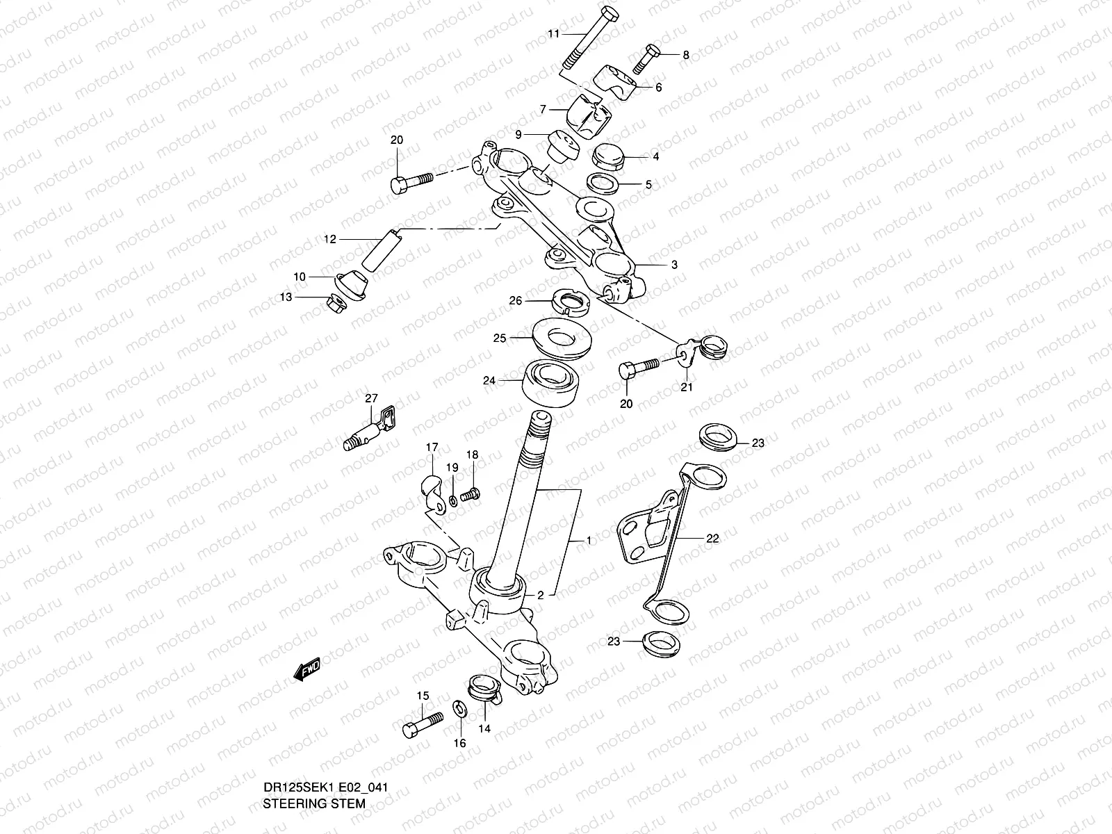 41 - STEERING STEM