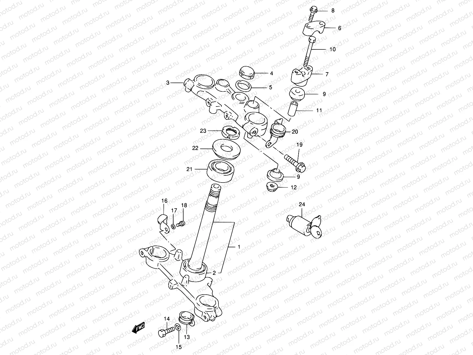 41 - STEERING STEM