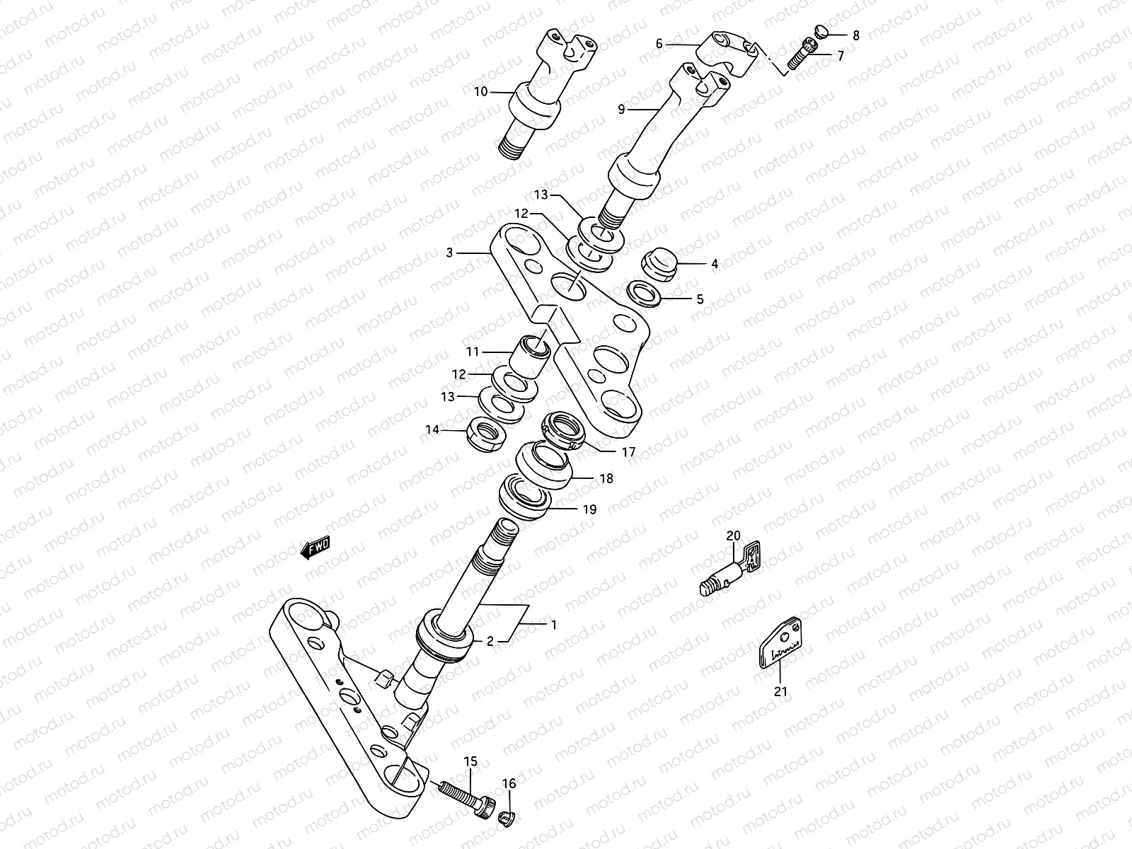 41 - STEERING STEM