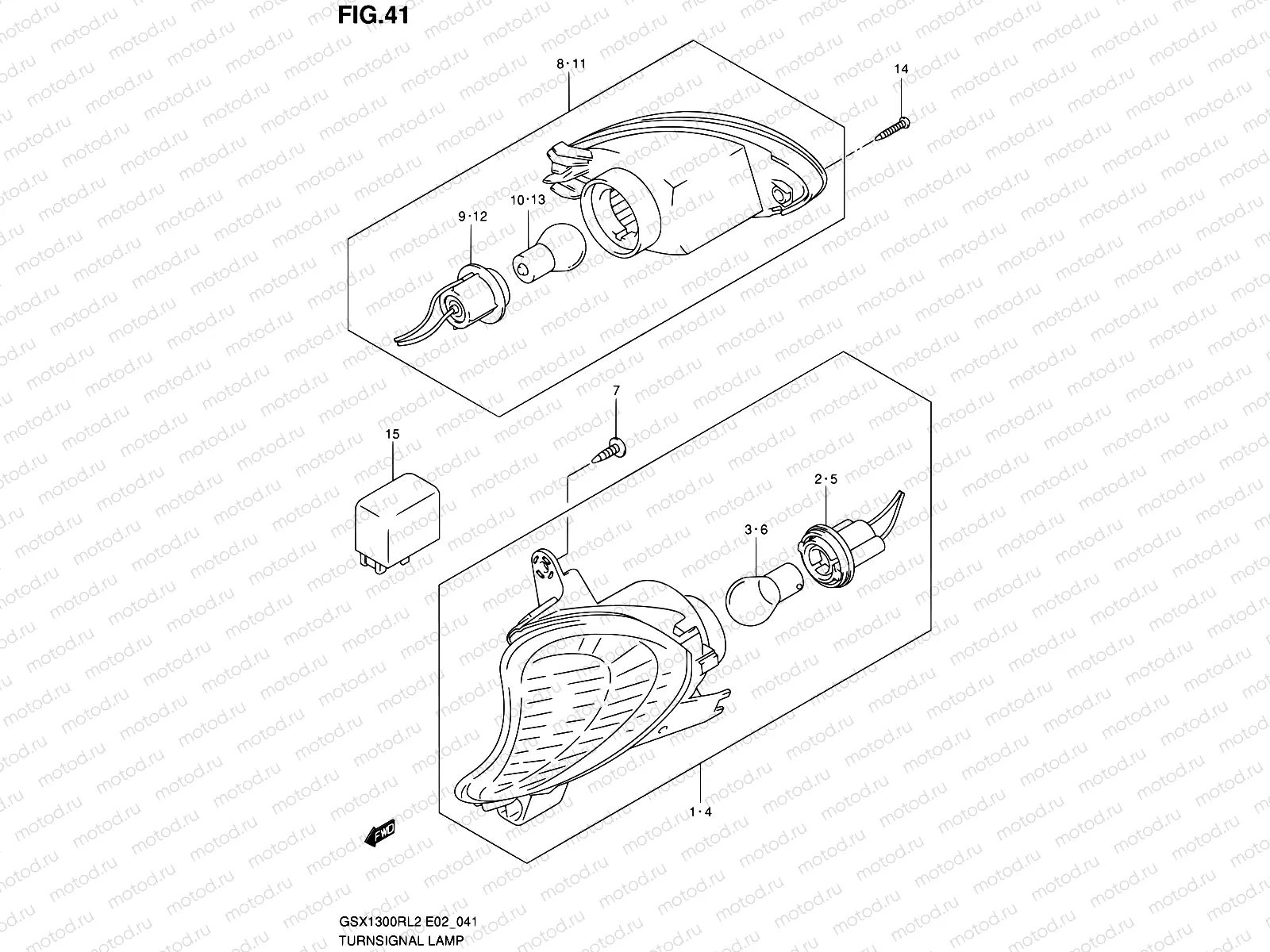 41 - TURNSIGNAL LAMP