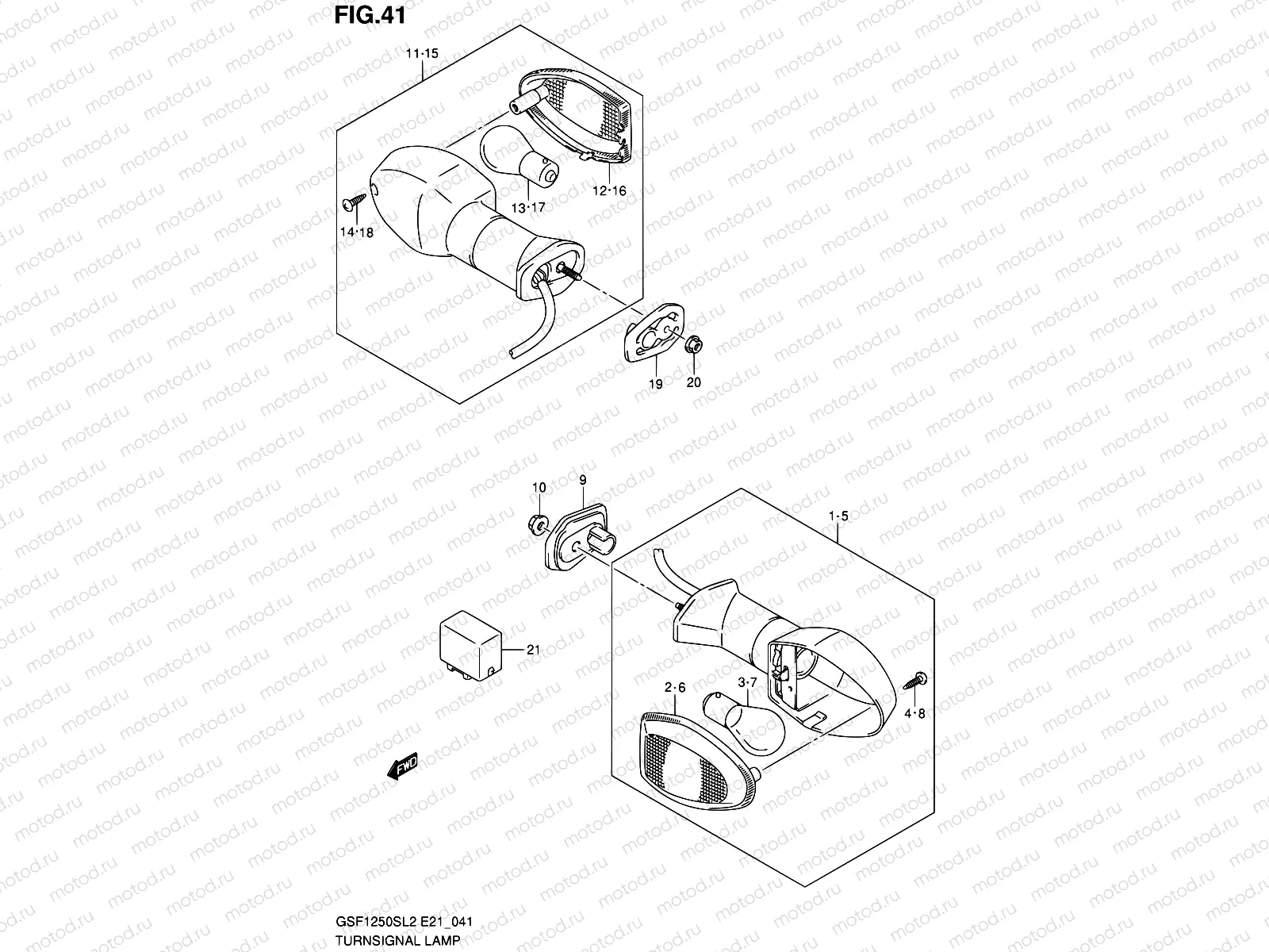 41 - TURNSIGNAL LAMP