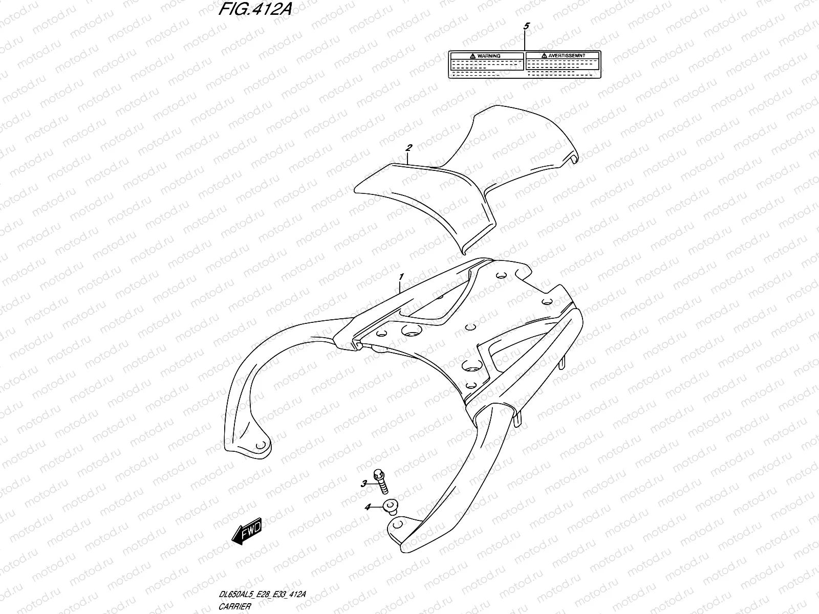 412A - CARRIER (DL650AL5 E28)