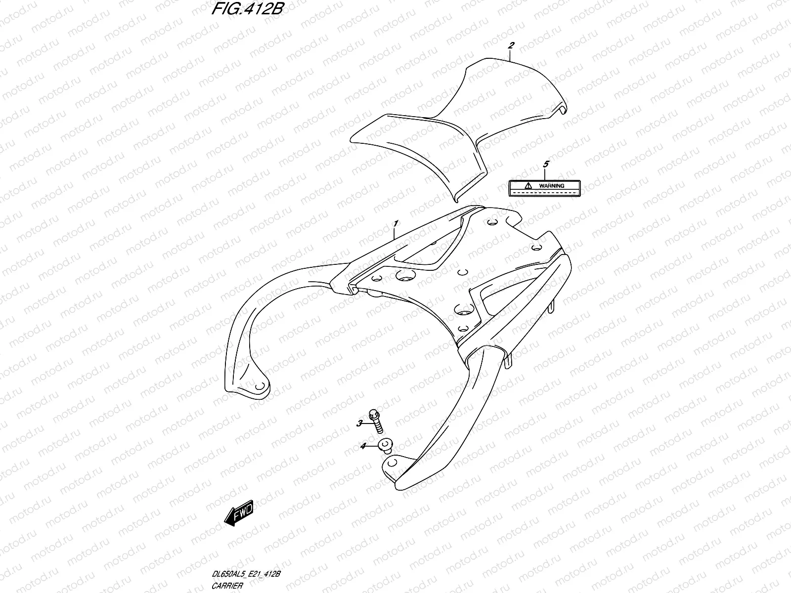 412B - CARRIER (DL650AUEL5 E21)
