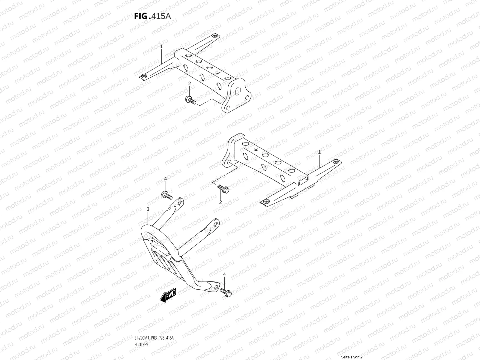 415A - FOOTREST