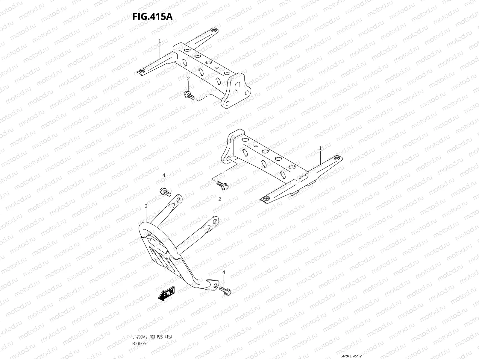 415A - FOOTREST