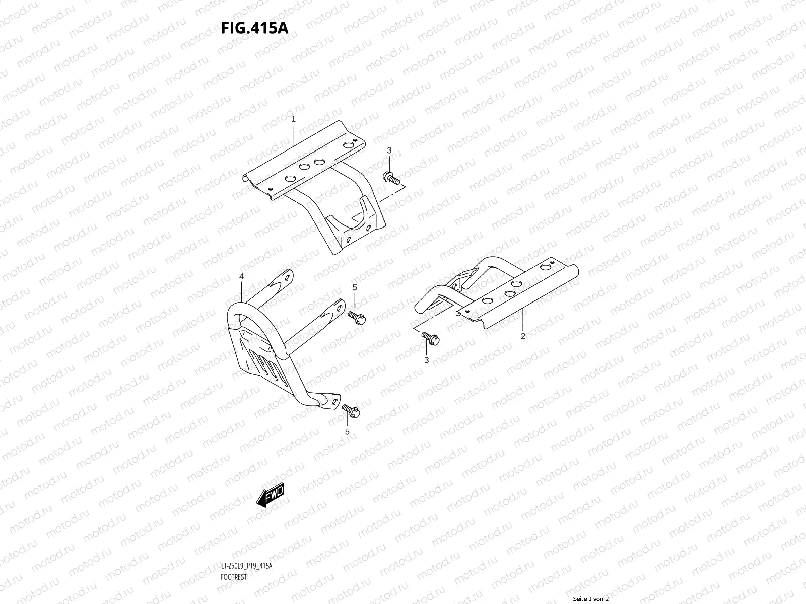 415A - FOOTREST