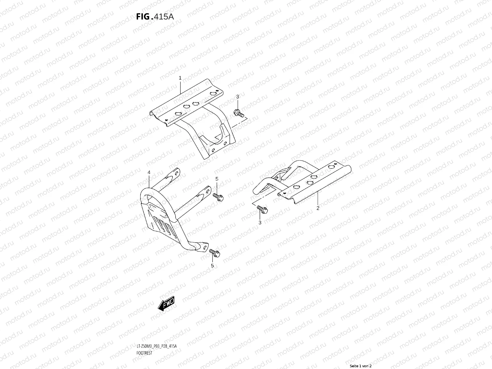 415A - FOOTREST