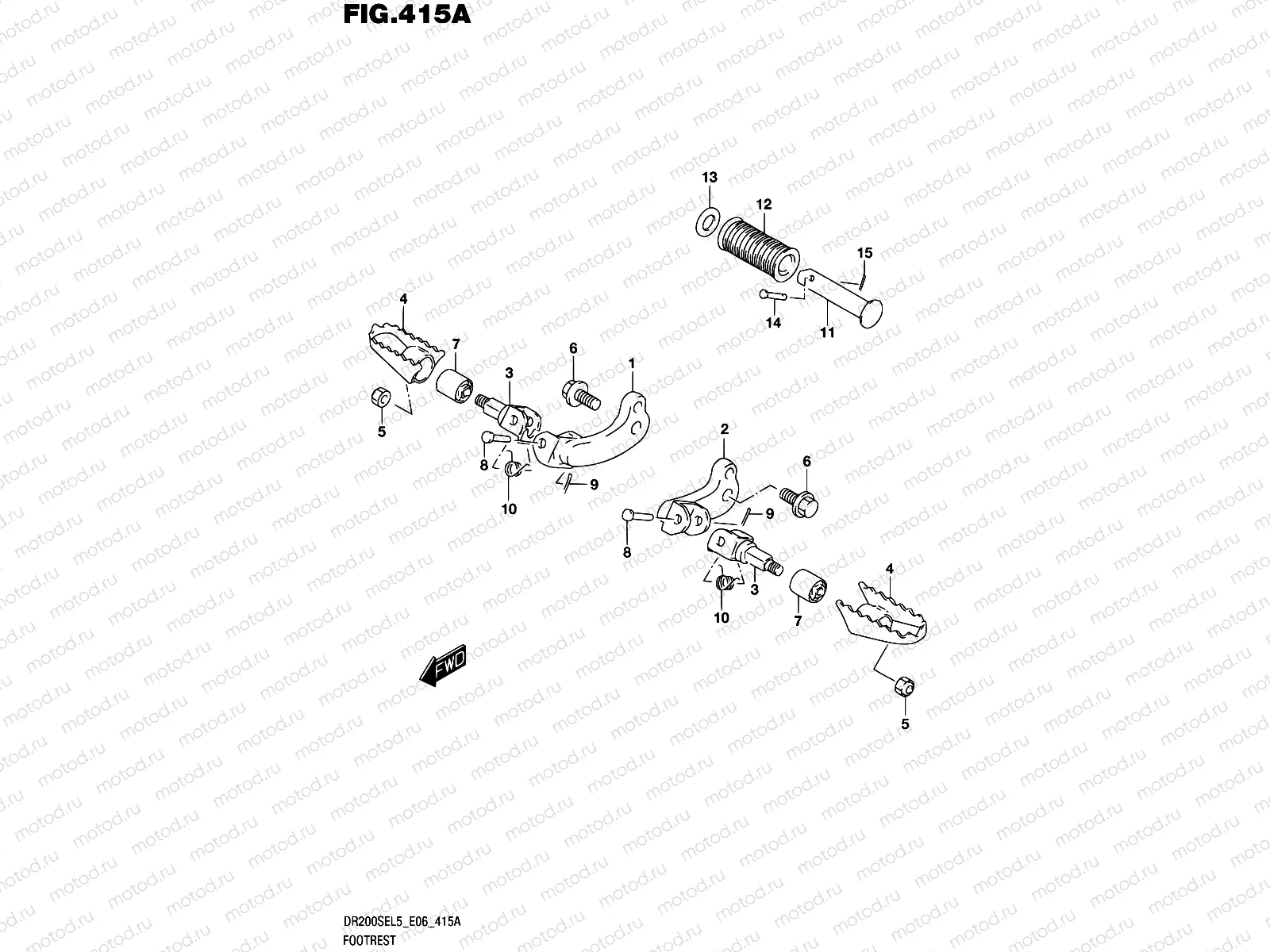 415A - FOOTREST