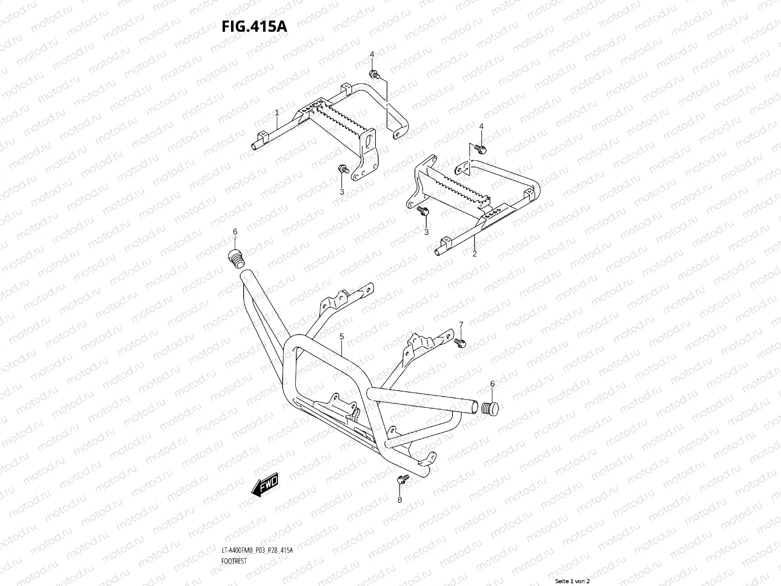 415A - FOOTREST