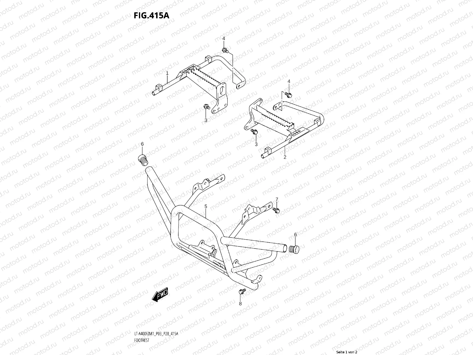 415A - FOOTREST