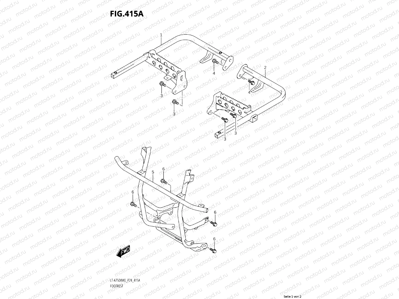 415A - FOOTREST
