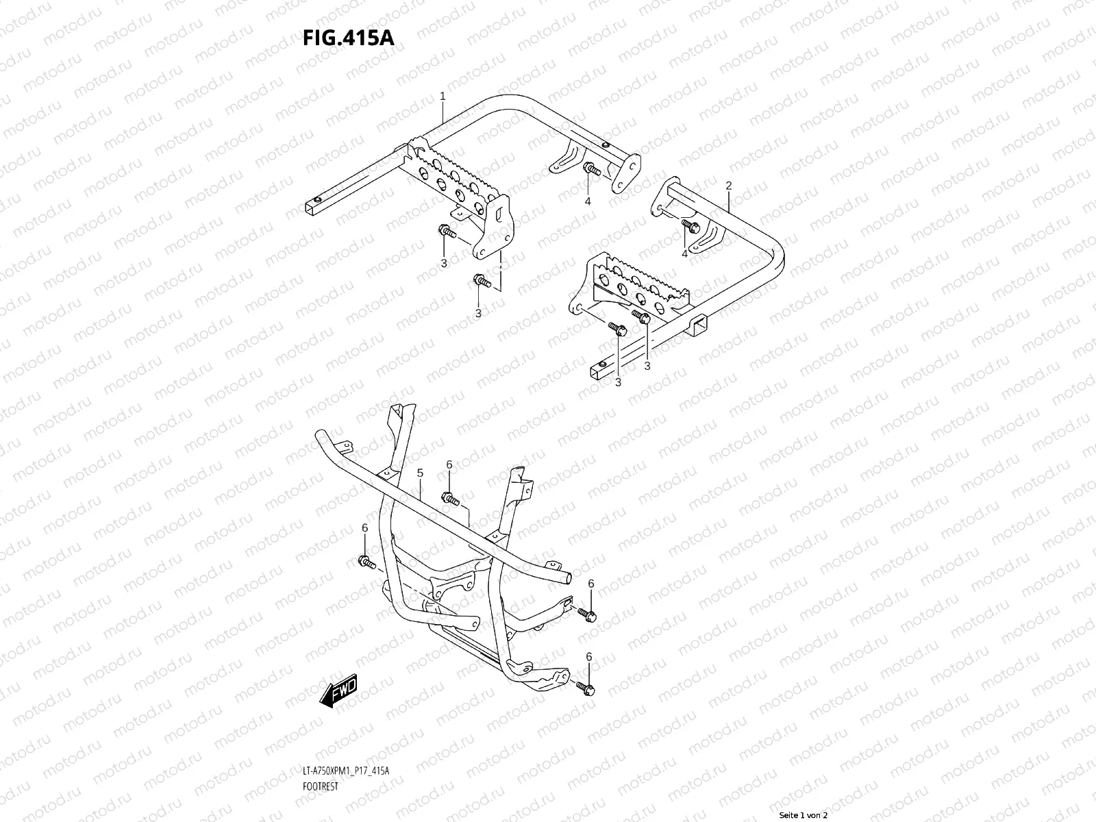 415A - FOOTREST