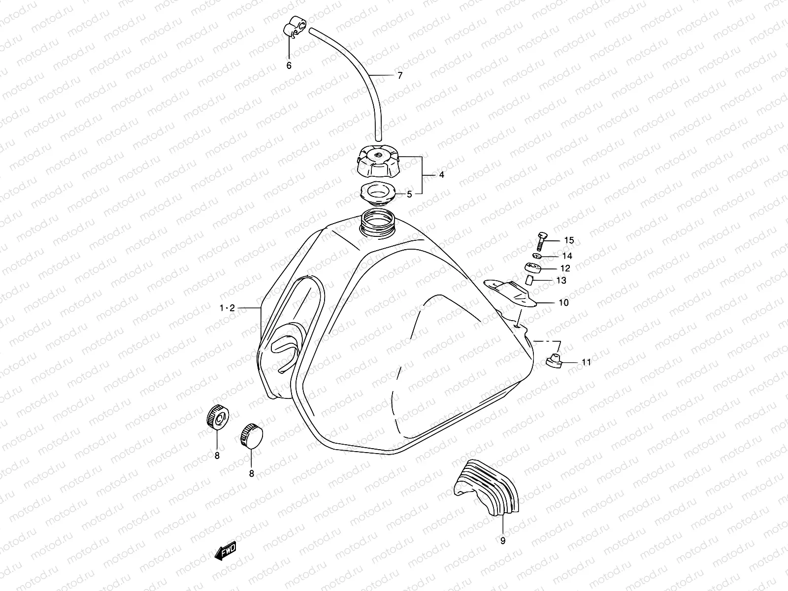 41A - FUEL TANK (MODEL N P09)
