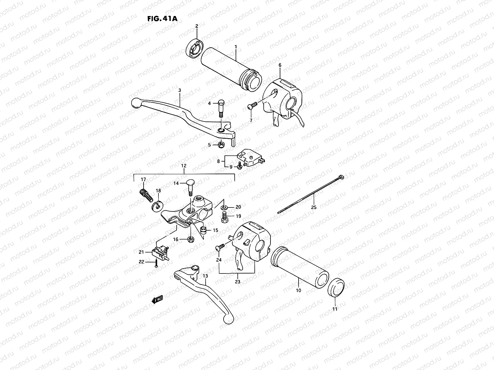 41A - HANDLE SWITCH (MODEL K/L/M/R)