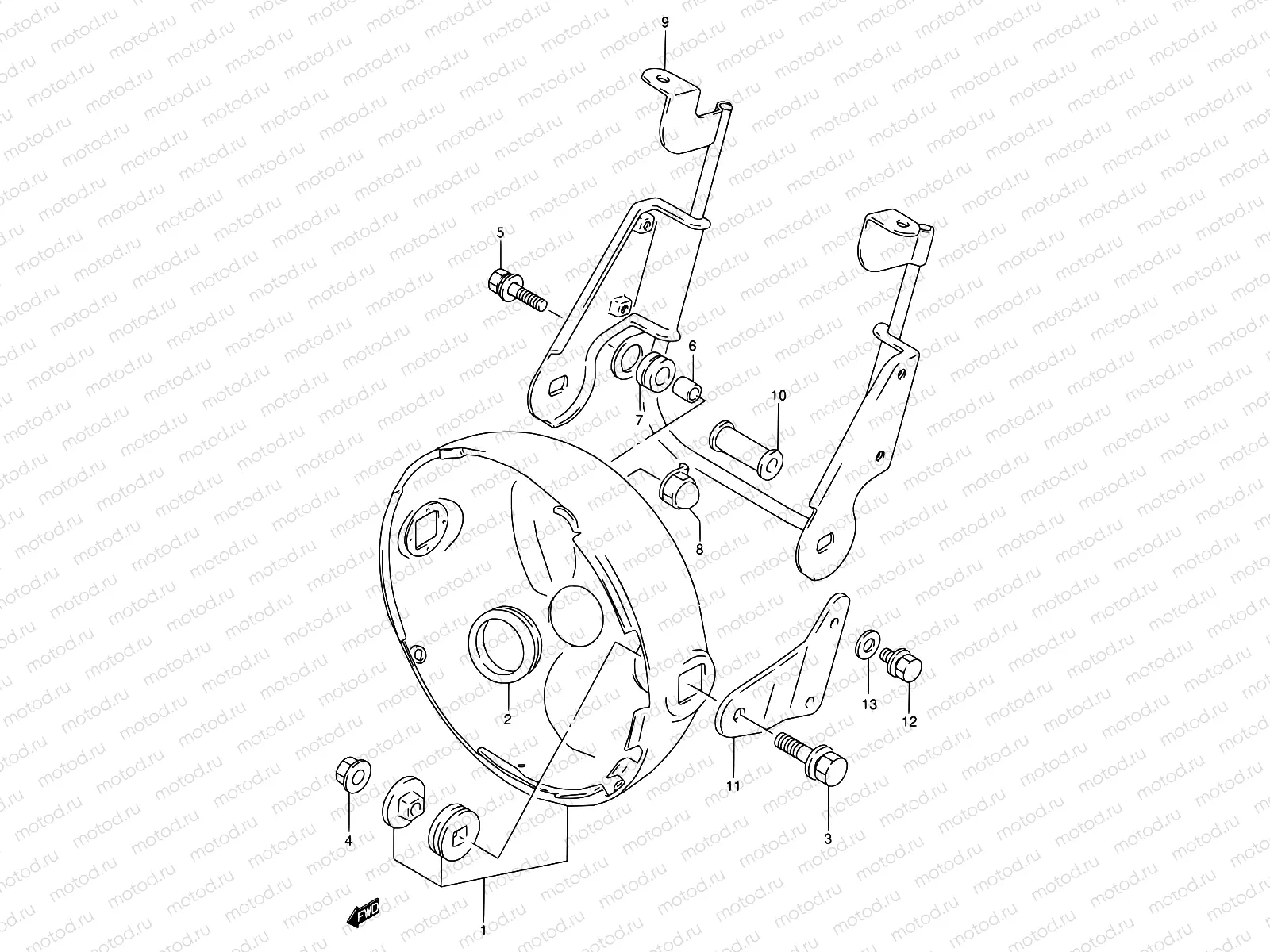41A - HEADLAMP HOUSING (MODEL R/T)