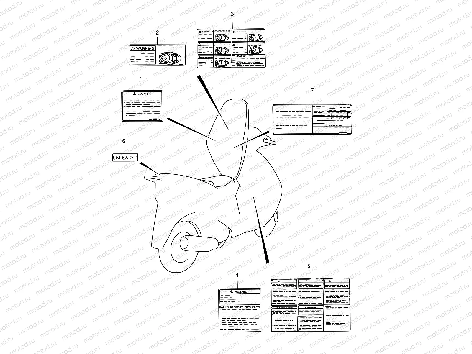 41A - LABEL (MODEL W/X/Y)