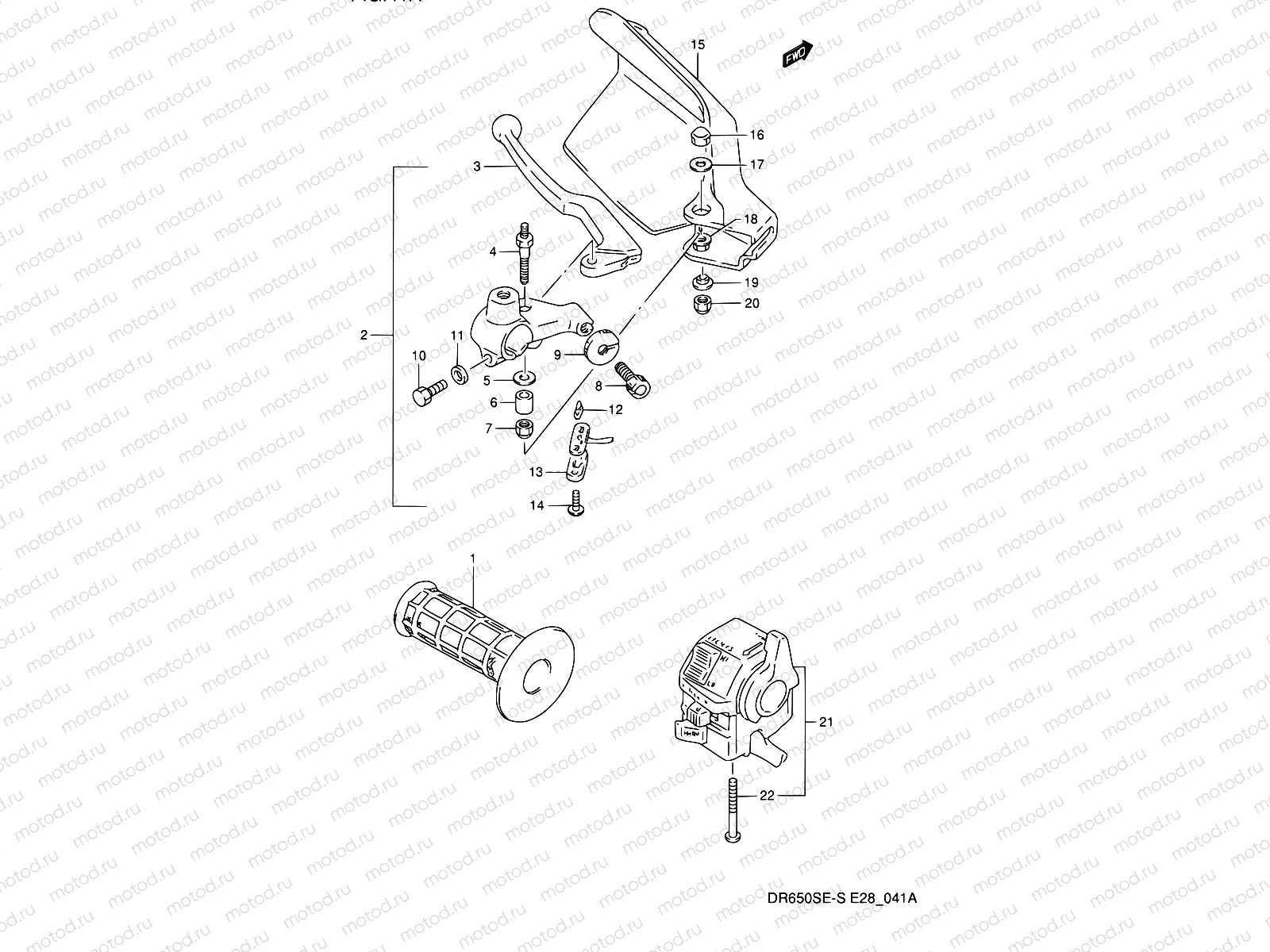 41A - LEFT HANDLE SWITCH (MODEL R/S)