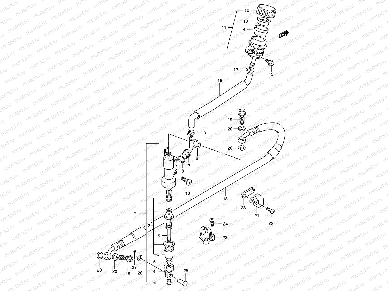 41A - REAR MASTER CYLINDER (MODEL L)