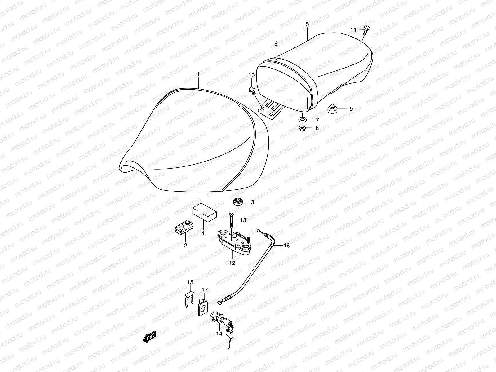 41A - SEAT (MODEL K2/K3/K4)