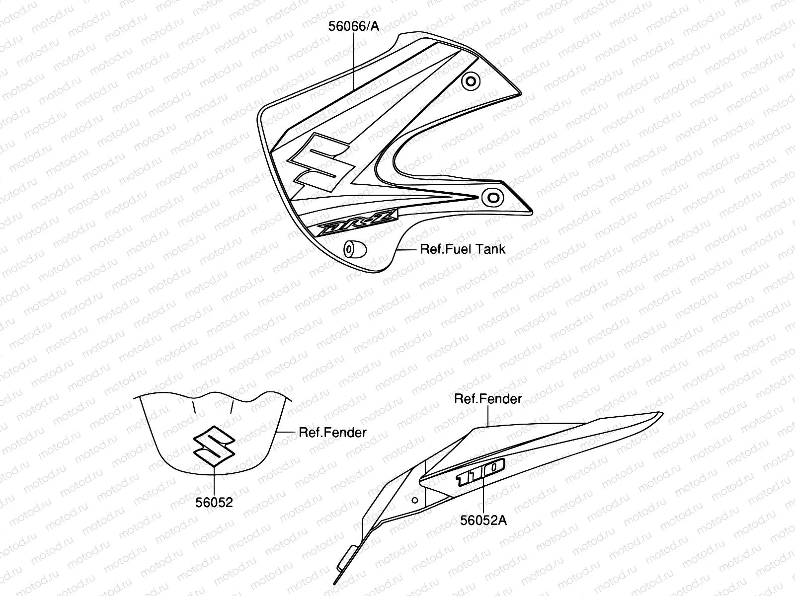 41B - DECAL(DR-Z110 K5)